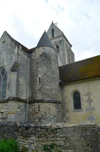 tour d'escalier nord, vue générale