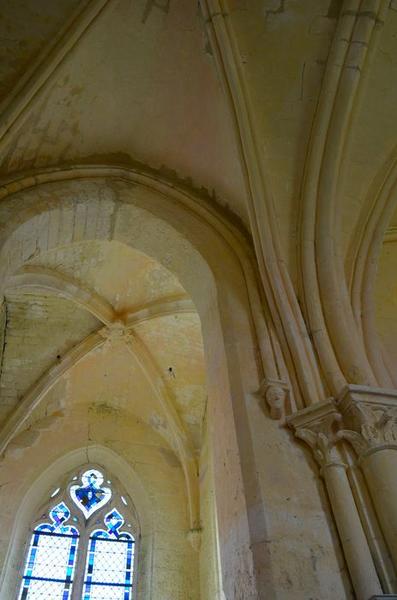 transept nord, vue générale de la voûte