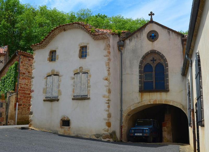 porche est, vue générale