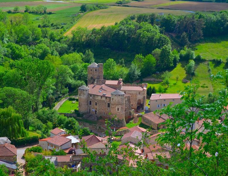 vue générale du château dans son environnement