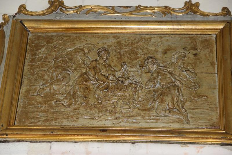 bas-relief : Adoration des bergers (l'), vue générale