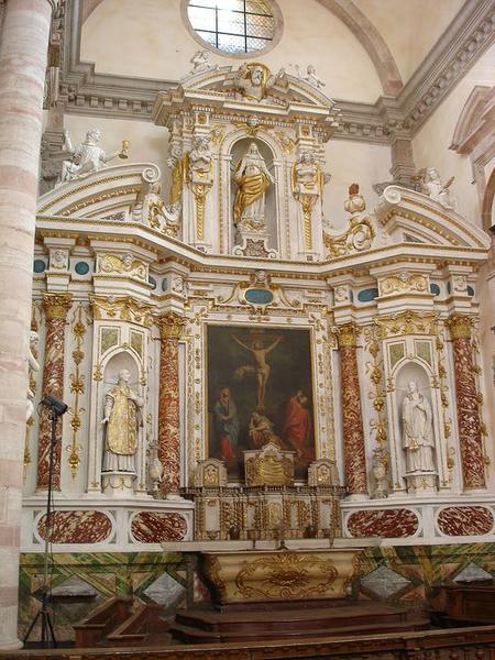 autel, retable (maître-autel), vue générale - © Ministère de la Culture (France), Médiathèque du patrimoine et de la photographie, diffusion RMN-GP
