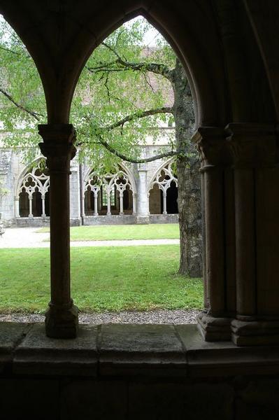 cloître, galerie sud, vue partielle