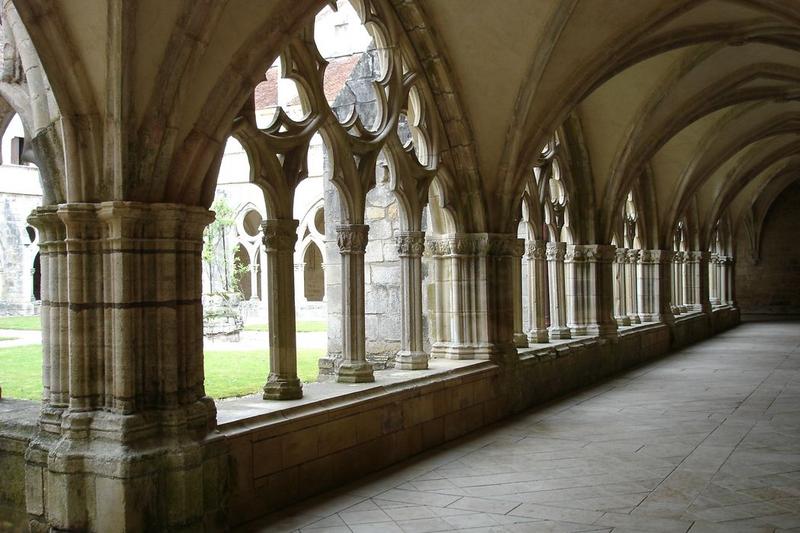 cloître, galerie sud, vue générale