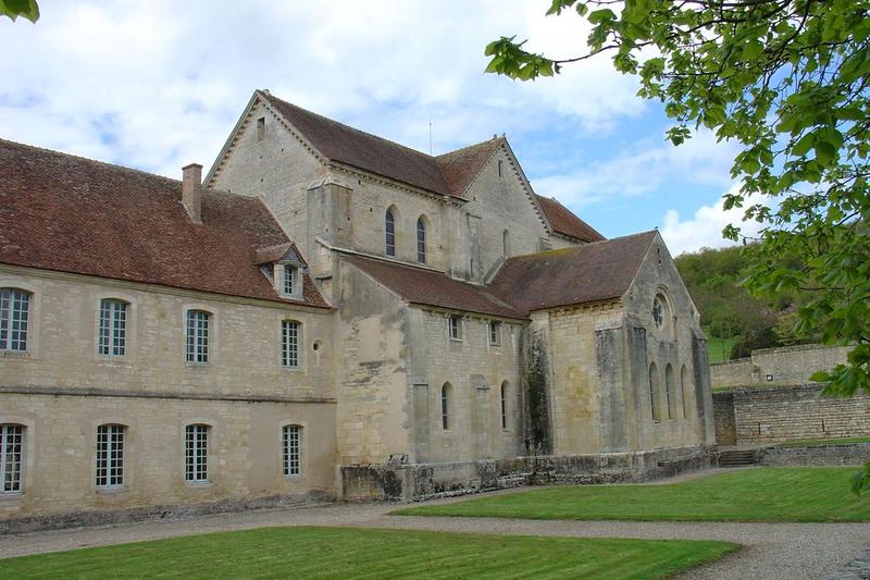 église abbatiale, vue générale du chevet