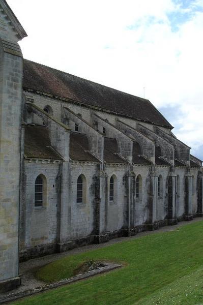 église abbatiale, élévation est, vue générale