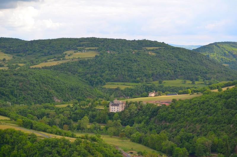 vue générale du château dans son environnement