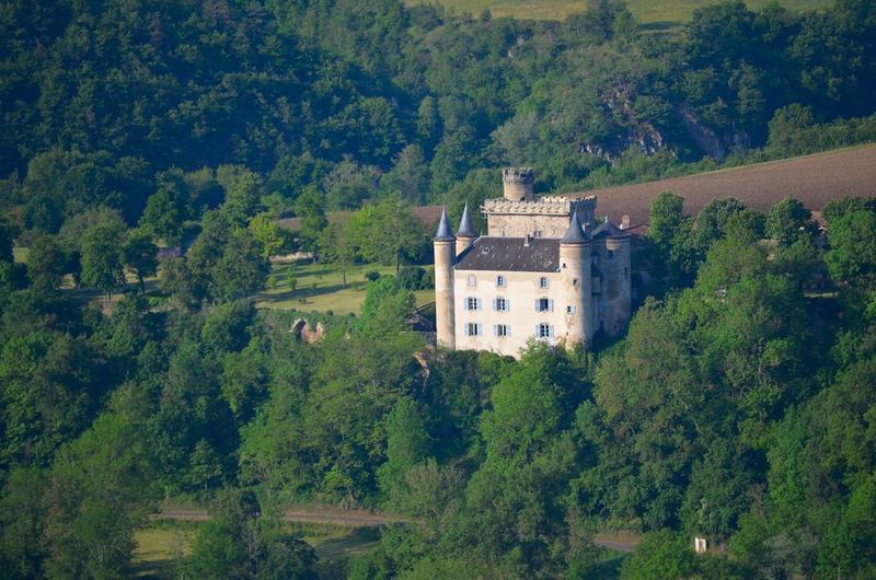 vue générale du château dans son environnement