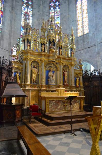 autel, retable, tabernacle (maître-autel), vue générale - © Ministère de la Culture (France), Médiathèque du patrimoine et de la photographie, diffusion RMN-GP