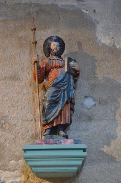 statue (demi-nature) : saint Jacques le Majeur