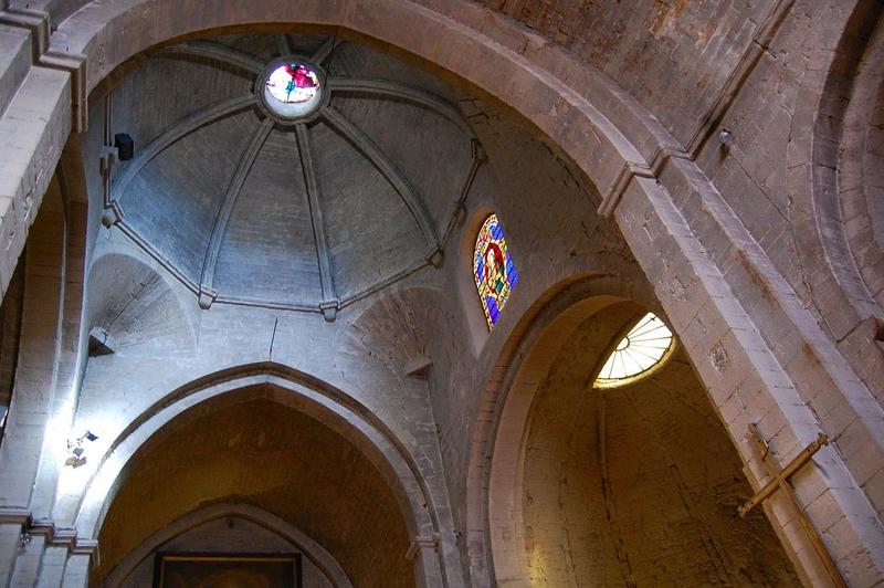 voûte du transept, vue générale