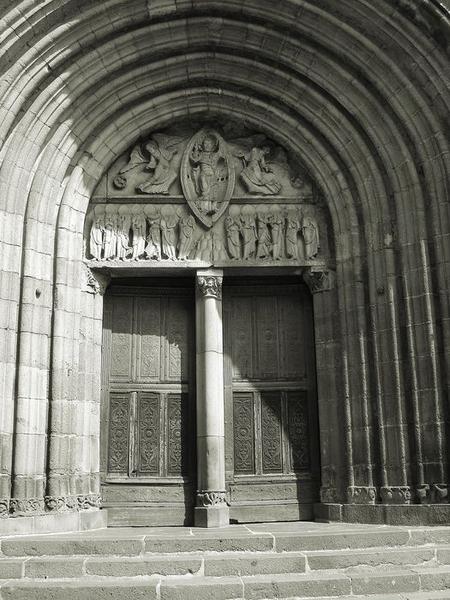 vantaux du portail occidental, vue générale