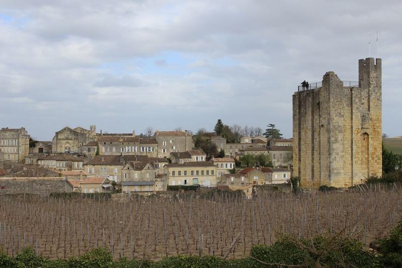 vue générale du donjon dans son environnement