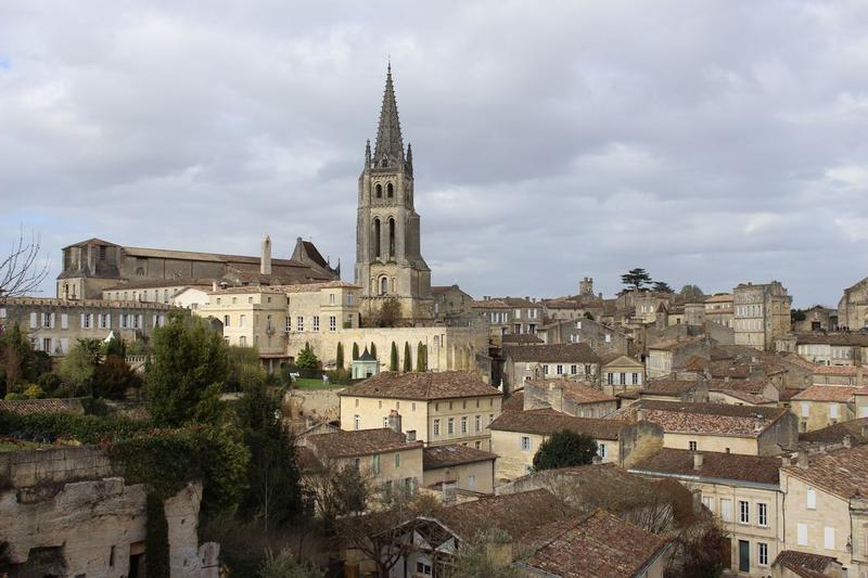 vue générale de la ville depuis la rue du Couvent