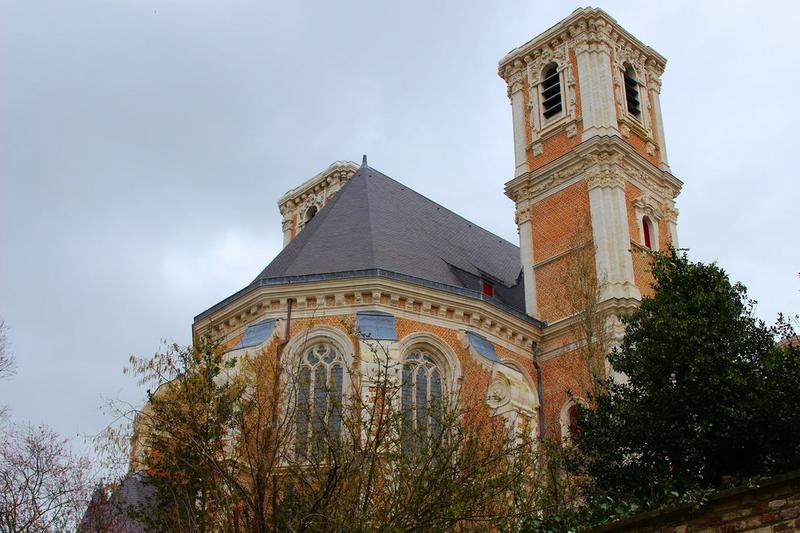 chapelle, vue partielle du chevet