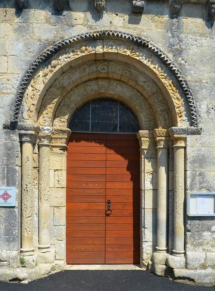 façade occidentale, vue générale du porche