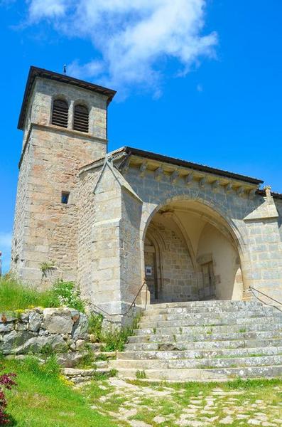 porche sud, vue générale