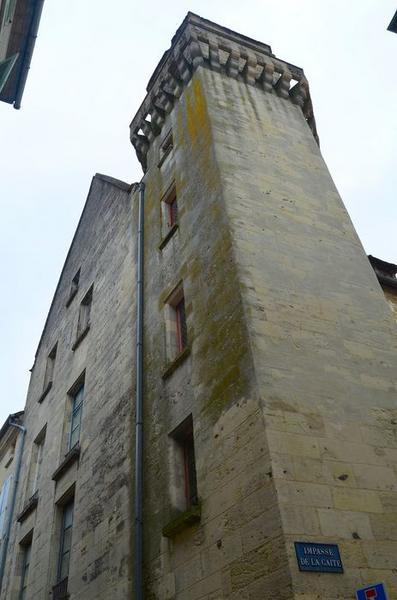 façade ouest, vue partielle