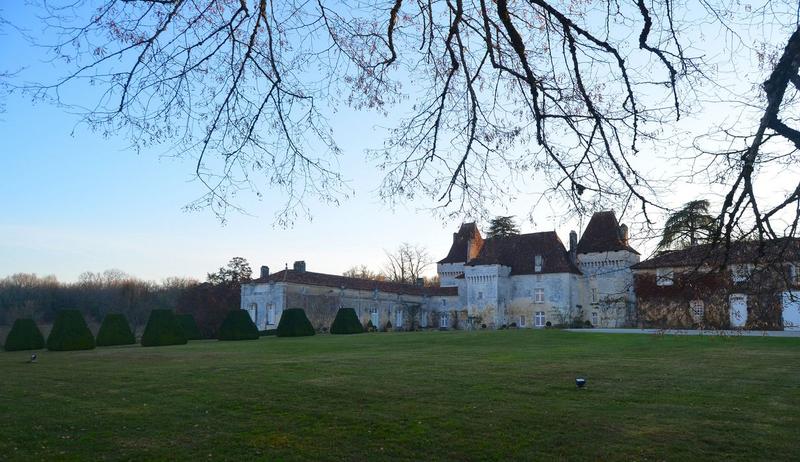 vue générale du château dans son environnement