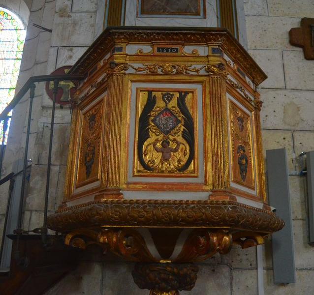chaire à prêcher, vue générale de la cuve