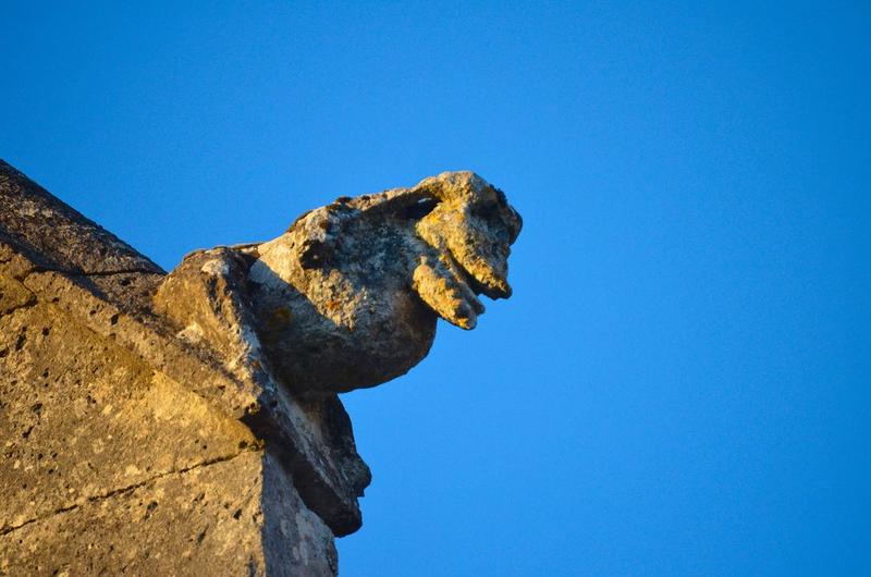 flanc sud, détail du pignon