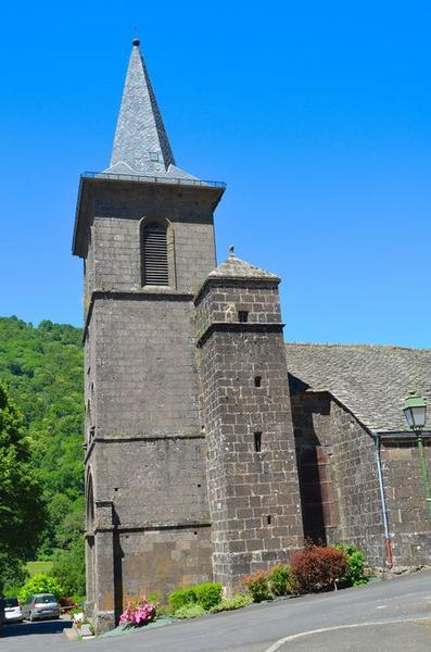 flanc sud du clocher porche, vue générale