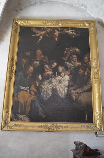 tableau : Adoration des bergers, vue générale