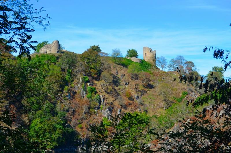 vue générale des ruines dans leur environnement