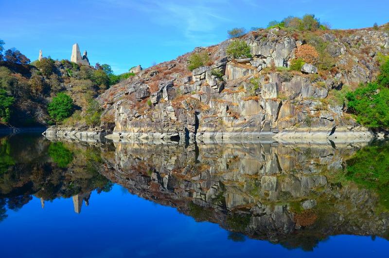 vue générale des ruines dans leur environnement