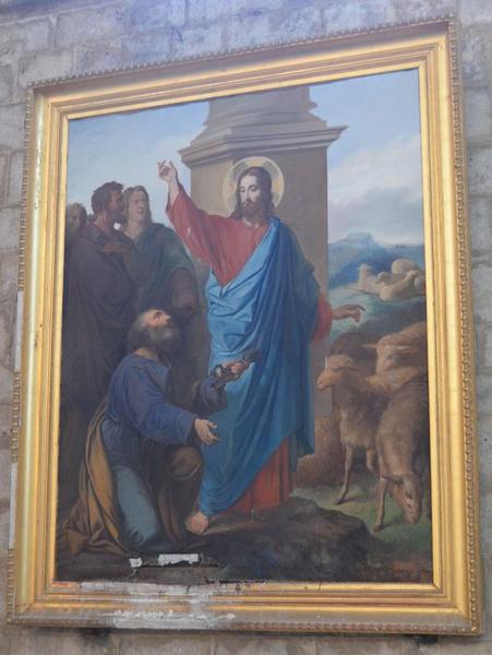 Tableau : Le Christ remettant les clés à saint Pierre