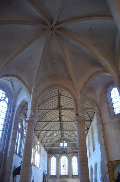 voûte de la croisée du transept, vue partielle