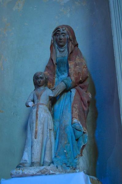 Groupe sculpté : sainte Anne et la Vierge