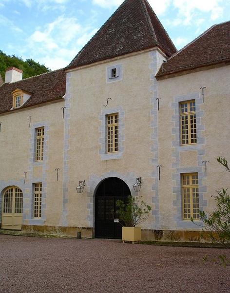 cour intérieure, tour sud, élévation nord, vue générale