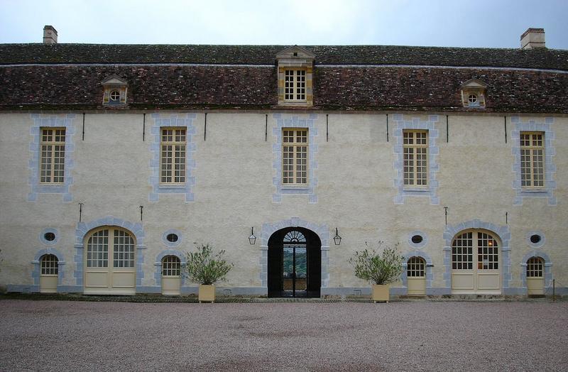 cour intérieure, aile ouest, façade est, vue générale