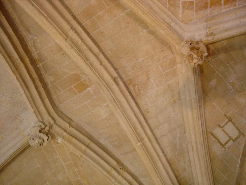 cloître, détail des voûtes