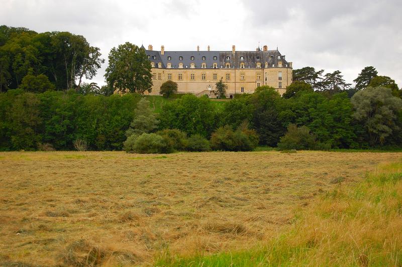 vue générale du château dans son environnement