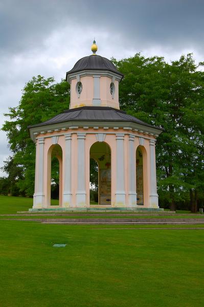 parc floral, kiosque, vue générale