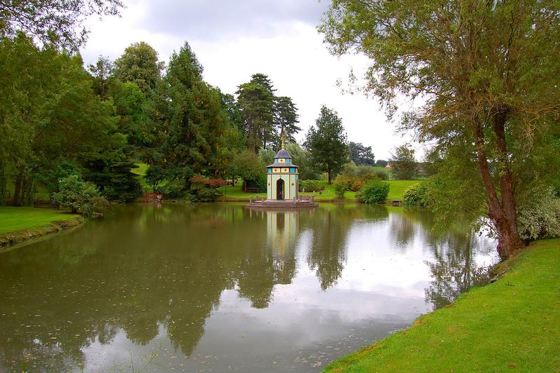 parc floral, pavillon, vue générale