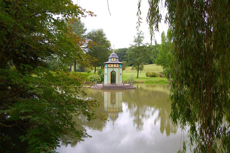 parc floral, pavillon, vue générale