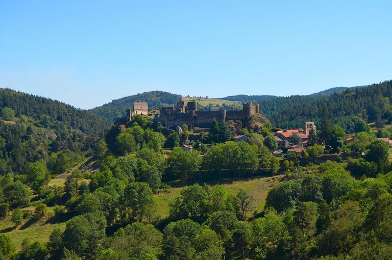 vue générale des ruines dans leur environnement