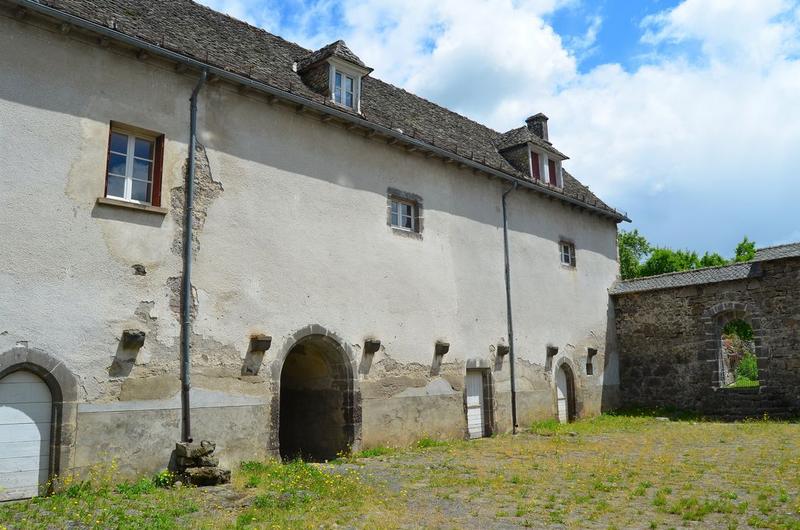 cour intérieure, façade sud, vue générale