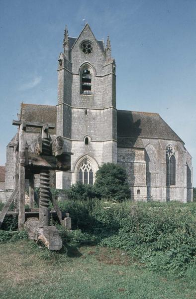 Façade sud et clocher de l'église