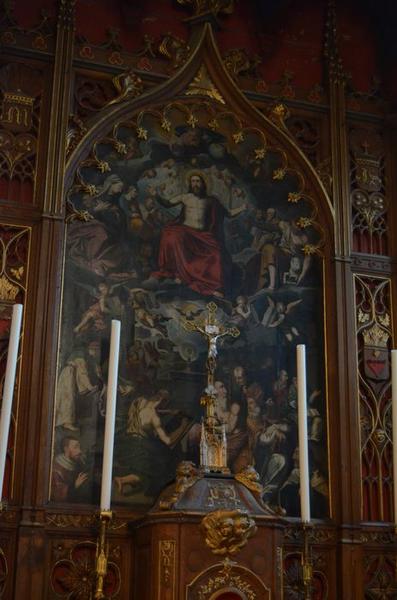 tableau : le Christ glorieux ou Trinité et Dispute du saint sacrement, vue générale - © Ministère de la Culture (France), Médiathèque du patrimoine et de la photographie, diffusion RMN-GP