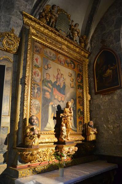 retable de la Vierge-du-Rosaire, vue générale - © Ministère de la Culture (France), Médiathèque du patrimoine et de la photographie, diffusion RMN-GP