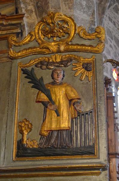 autel, retable, détail : bas-relief : saint Vincent - © Ministère de la Culture (France), Médiathèque du patrimoine et de la photographie, diffusion RMN-GP