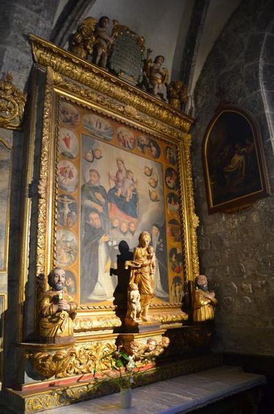 retable de la Vierge-du-Rosaire, vue générale - © Ministère de la Culture (France), Médiathèque du patrimoine et de la photographie, diffusion RMN-GP