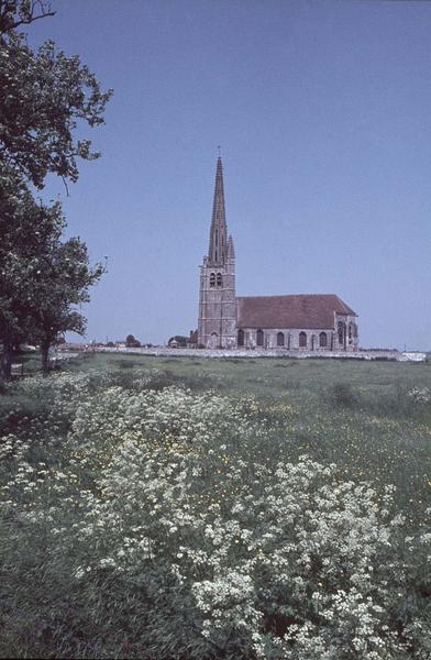 Vue éloignée sur l'ensemble sud