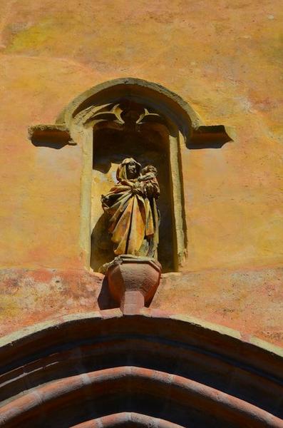 statue : Vierge à l'Enfant, vue générale