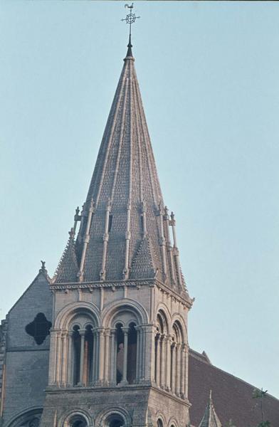 Clocher de l'église abbatiale, partie supérieure