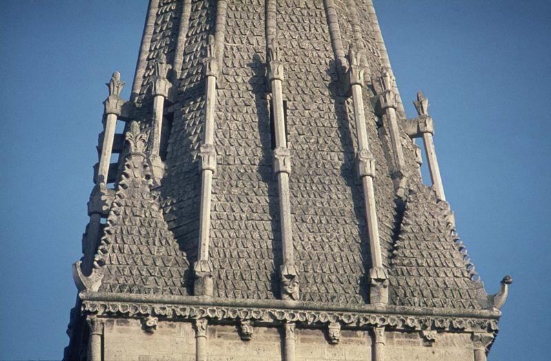 Clocher de l'église abbatiale, partie supérieure